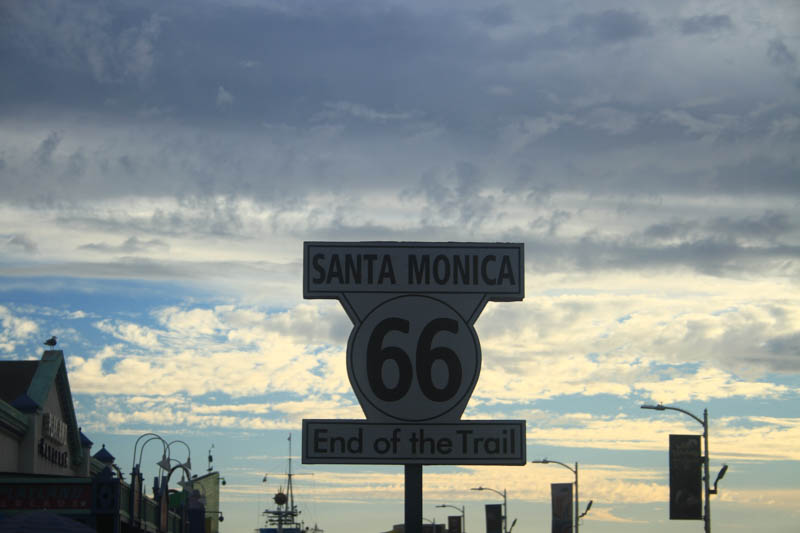 Ruta 66 en Santa Mónica