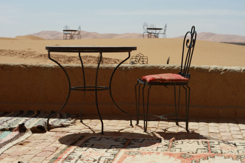 hotel en el desierto de Merzouga