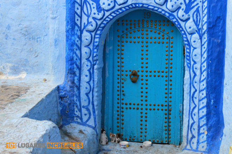 Chilaba azul marroquí para hombre -  México