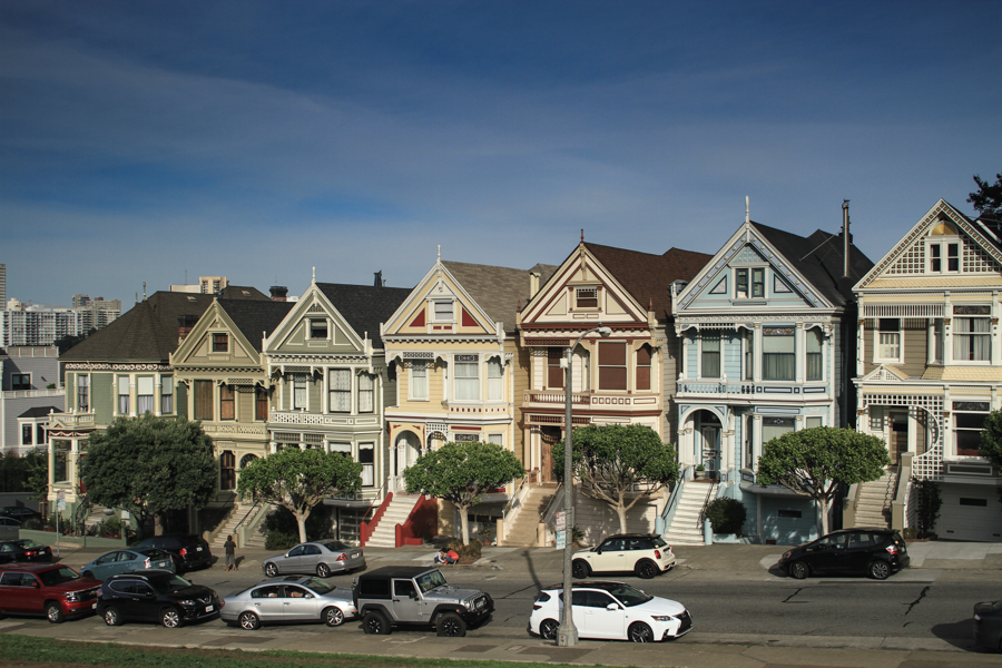 Un barrio de casas de muñecas en San Francisco (Painted Ladies,  Haight-Ashbury) - 101 Lugares increíbles